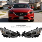 For 2016-2017 Mazda Led Headlights Assembly Headlamps W/afs Left+right Pair New. Price: $597.00.