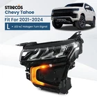 For 2021 2022 2023 2024 Chevy Tahoe Led Headlight W/halogen Turn Signal Driver New. Price: $116.00.