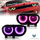 Rgb Headlights Fit For 2008-2014 Dodge Challenger Coupe Sxt SRT8 W/sequential New. Price: $382.49.