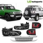 Headlight Assembly And Taillights Lamps Fits 07-15 Toyota Fj Cruiser With Grille New. Price: $421.29.