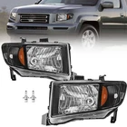 For 2006-2014 Honda Ridgeline Black Halogen Front Lamps Headlights L+r W/bulbs New. Price: $82.99.