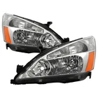 For Honda Accord 2003-2007 Spyder Driver & Passenger Side Chrome Euro Headlights New. Price: $95.93.