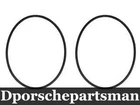 Porsche 356 / B Rim Seals (headlight To Fender) New. Price: $35.31.