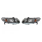 For Honda Civic 2010 2011 Headlight Driver And Passenger Side Pair Lens/housing New. Price: $373.50.