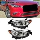 Right+left Side Halogen Headlights For 2014-2017 Mazda 6 Black Housing Headlamps New. Price: $126.40.