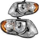 Pair Chrome Headlights Assembly For 2005-2007 Chrysler Town & Country New. Price: $107.24.