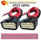 2PCS 16 Pin Headlights Connector 68378878AB For Dodge Challenger 2015-2023 New. Price: $25.99.