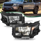 For 2022 2023 2024 Nissan Frontier Halogen Black Headlights Assembly Lamps Pair New. Price: $160.99.