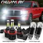 6PCS For Dodge Dakota 2005-2009 Led Headlight + Fog Turn Signal Bulbs New. Price: $39.99.