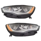 For Audi A6/S6 2012-2018 Headlight Driver And Passenger Side Pair Halogen Capa New. Price: $988.55.