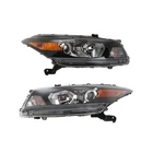 For Honda Accord 2008-2012 Headlights Pair W/amber Turn Signal Halogen New. Price: $290.85.