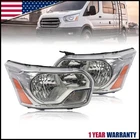 Headlight W/bulbs Driver Passenger Side 2014-2024 Ford Transit 150 250 350 New. Price: $119.99.