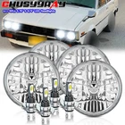 4X 5.75" 5-3/4" Round Led Headlights Kit For Toyota Corolla 1.6L 1.8L 1979-1980 New. Price: $95.99.