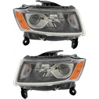 For Jeep Grand Cherokee Headlight 2014 2015 2016 Pair Halogen Dot CH2502247 New. Price: $231.43.