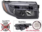 Head Lamp For 2021-2025 Honda Ridgeline Passenger Side With 5-PIN Plug HO2503204 New. Price: $478.00.
