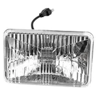 Retrobright Headlight LFRB140-1; Led 4X6 In. Rectangle Modern White New. Price: $218.22.