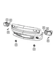 Genuine Mopar Headlamp Left 68384439AC New. Price: $1167.25.
