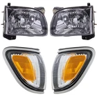 Headlight Kit For 2001-2004 Toyota Tacoma Driver And Passenger Side New. Price: $102.84.