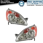 Headlight Assembly Set Fits 2005-2006 Honda Cr-v HO2518112 HO2519113 New. Price: $173.35.