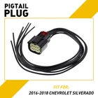Headlight Connector Pigtail Plug For 16-18 Chevrolet Silverado 6-PIN Wire 8WAY New. Price: $10.73.