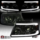 Fit 2004-2008 Ford F150 Smoke Led Bar Headlights Assembly Lamps Left+right 04-08 New. Price: $131.99.