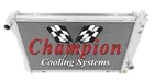 Row Aluminum Champion Radiator For 1982 - 1992 Pontiac Firebird Trans New. Price: $255.98.