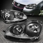 For 05-10 Volkswagen Vw Jetta Rabbit Black Housing Headlight Replacement Lamps New. Price: $124.88.