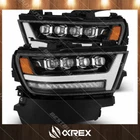 For 19-20 Dodge Ram 1500 Halogen Type Jet Black Nova Projector Headlights Lamps New. Price: $1420.25.
