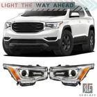 For Gmc Acadia Sl 2017-2019 Headlight Assy W/o Led Drl Chrome Housing Right+left New. Price: $231.01.