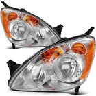 Headlamp Pair For Honda Crv Lx 2005-2006 Chrome Housing Headlights Assembly New. Price: $118.99.