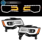 Chrome For 2017-2021 Jeep Grand Cherokee Headlight Xenon/hid W/auto Leveling Set New. Price: $323.68.