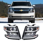 Chrome Halogen Headlights Assembly For 2015-2020 Chevy Tahoe Suburban LT/LS/Z71 New. Price: $169.00.