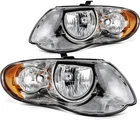 Front Headlights For Chrysler Town & Country 3.3L 3.8L 2005-2007 Pair Chrome New. Price: $92.99.