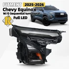 For 2025-2026 Chevy Equinox Full Led Headlight W/o Sequential Rh Passenger Side New. Price: $329.00.