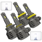 4X Auxito 9005 Head Led H11 Light Bulbs Combo High Beam Low White Fanless 6500K New. Price: $66.99.
