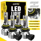 Auxito 9005 + 9006 Led Headlight Kit Bulbs High Low Beam White 72000LM Combo 4 New. Price: $34.19.
