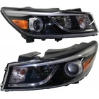 For Kia Sedona Headlight 2015-2018 Pair Driver Passenger Black Housing W/bulbs New. Price: $413.14.