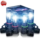 10000K 9005 9006 Led Headlight Kit Combo Bulbs Lo Beam Super Bright White New. Price: $22.98.