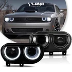 Pair Vland For Dodge Challenger 2008-2014 Led Projector Headlights Assmbly New. Price: $279.99.