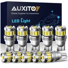 Auxito T10 Led License Plate Light Bulbs Super Bright White 168 2825 194 10-100X New. Price: $37.14.