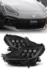 Alpharex Nova Alpha-black Led Headlights For 2021-2025 Toyota GR86 / Subaru Brz New. Price: $1122.00.