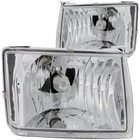 Anzo Crystal Headlights Set Chrome/clear For 1998-2000 Nissan Frontier 111049 New. Price: $132.31.