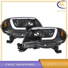 For Toyota Tacoma 2005-2009 2011 Led Tube Projector Headlights Black Left&right New. Price: $156.17.