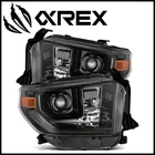 Alpharex Black Halogen Projector Headlights Pair Fit 2014-2021 Toyota Tundra New. Price: $615.95.