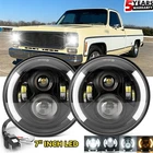 Pair Dot 7" Inch Round Led Headlights Hi-lo Beam Fit For Dodge B150 (1984-1987) New. Price: $69.99.