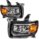 Pair Projector Headlights Assembly For Gmc Canyon 2015-2022 Black Housing New. Price: $379.99.