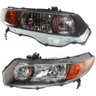 For Honda Civic Headlight 2008 2009 Pair Passenger And Driver Side Coupe 6 Speed New. Price: $192.32.