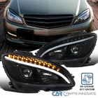 Black Fits 2008-2011 Mercedes Benz W204 Projector Headlights+led Signal Strip New. Price: $377.95.