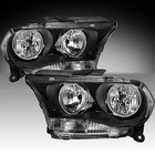 For 2011 2012 2013 Dodge Durango Headlights Black Housing Clear Headlamps Pair New. Price: $133.99.