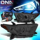 For 2011-2013 Toyota Highlander Projector Headlights W/led Kit+cool Fan Smoked New. Price: $173.68.